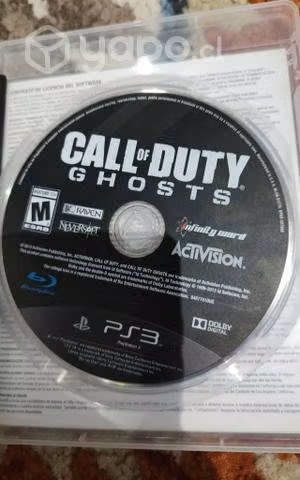 Juegos PS3 PES 2012 y Call of DuTy Ghosts