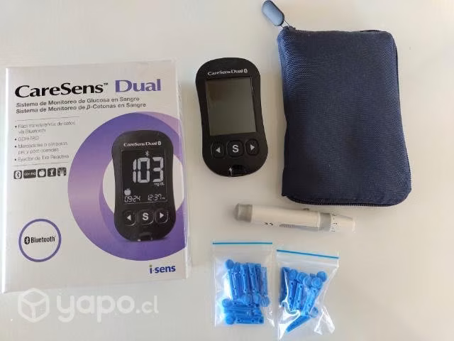 Medidor de glucosa CareSens Dual