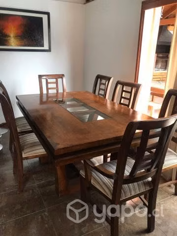Comedor de madera solida 8 personas