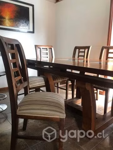 Comedor de madera solida 8 personas - Imagen 3