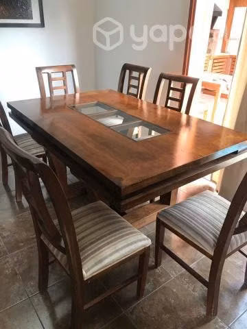 Comedor de madera solida 8 personas - Imagen 6