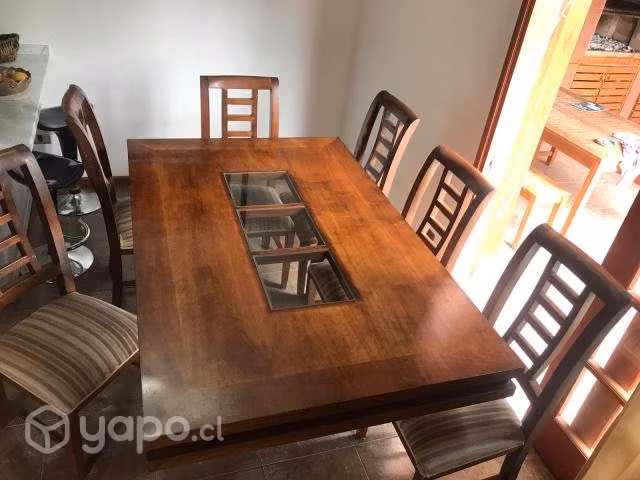 Comedor de madera solida 8 personas - Imagen 4