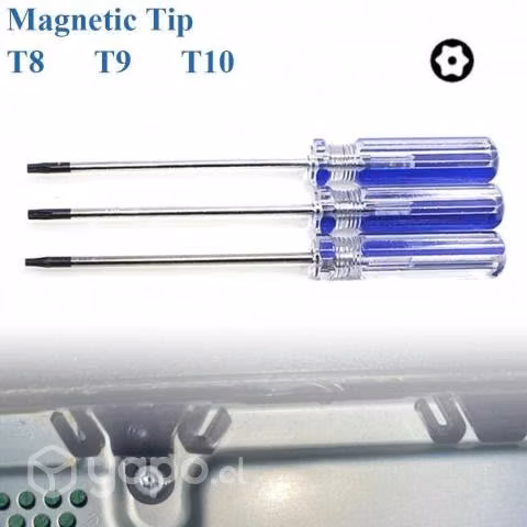 Kit De Destornillador Magnético TorxT8 Torx9 T10