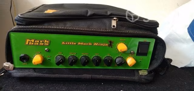 Cabezal De Bajo Little Mark Ninja + Gabinete Stand