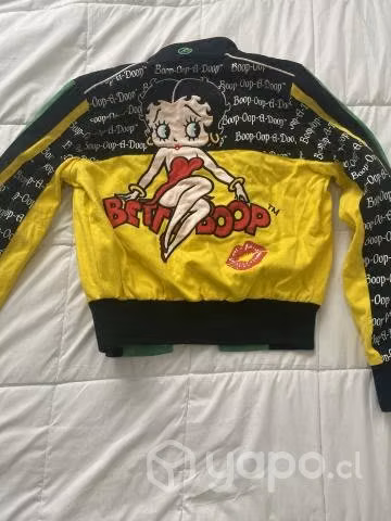 Chaqueta Cazadora bordada de Betty Boop talla S