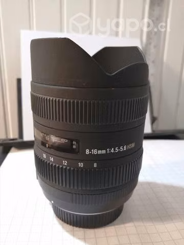 Nikon lente sigma 8-16 gran angular
