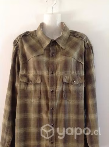 Camisa Cuadrille mujer, Algodón, con Detalles Mar