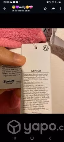 Toalla mano