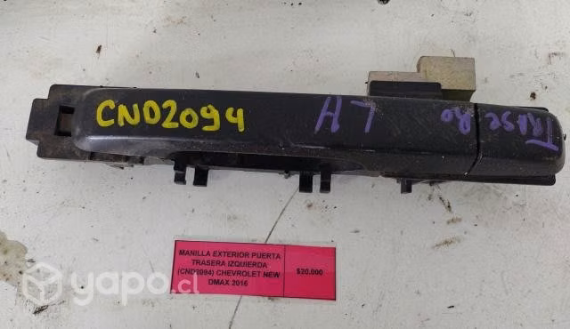 Manilla Ext Puerta Tras Izq Chv New Dmax