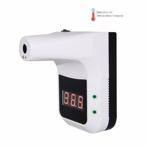 Termometro Infrarrojo De Pared Recargable Blanco P - Imagen 2