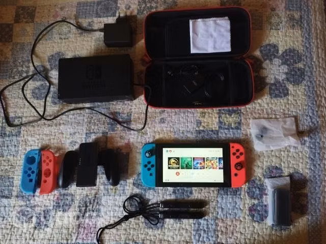 Nintendo Switch + Juegos Digitales + Accesorios