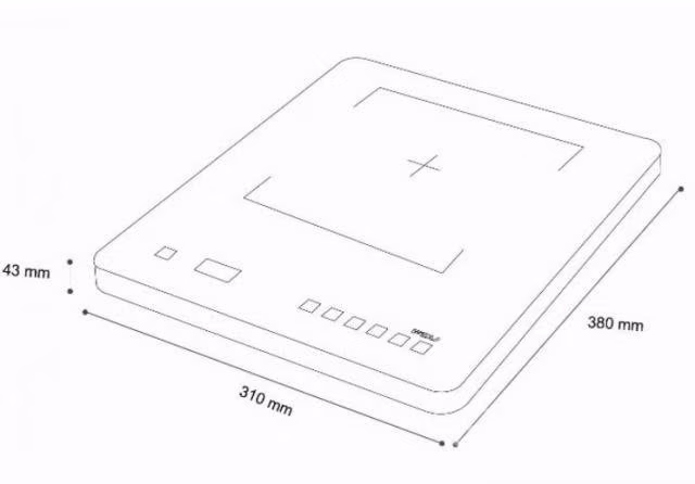 Encimera Inducción Portátil Hera FDV - Imagen 5