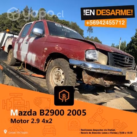 Masa Mazda B2900 2005 diesel