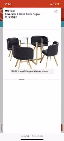Comedor 4 sillas