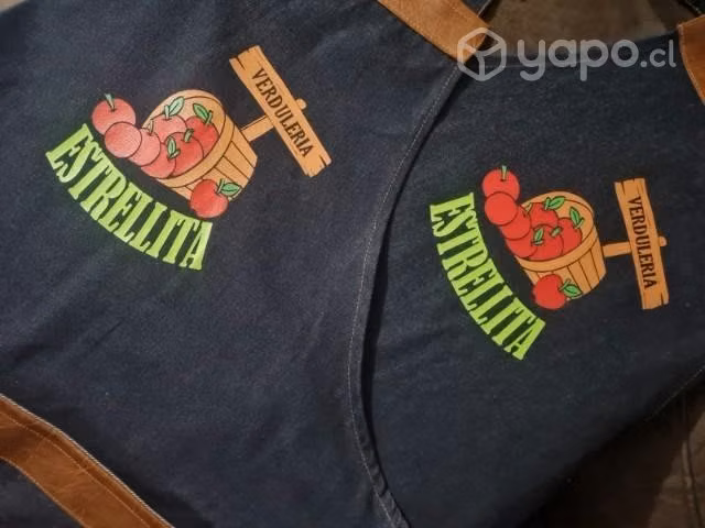 Delantal mezclilla personalizado