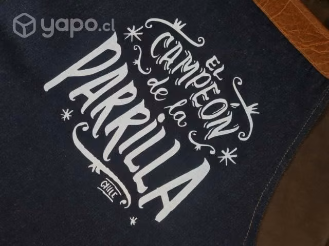 Delantal mezclilla personalizado