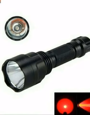 Linterna luz roja recargable - Imagen 2