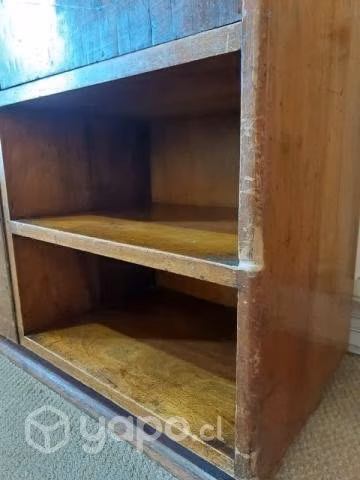 Mueble arrimo de madera antiguo