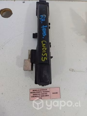 Manilla Ext Negra Puerta Tras Der Chv New Dmax