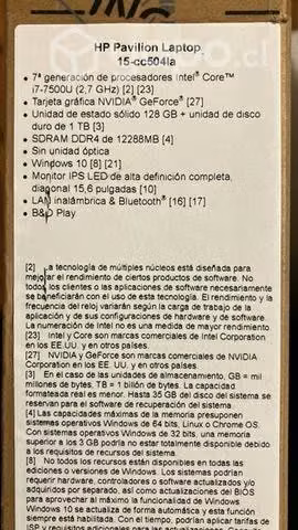 Notebook HP (Core i7)