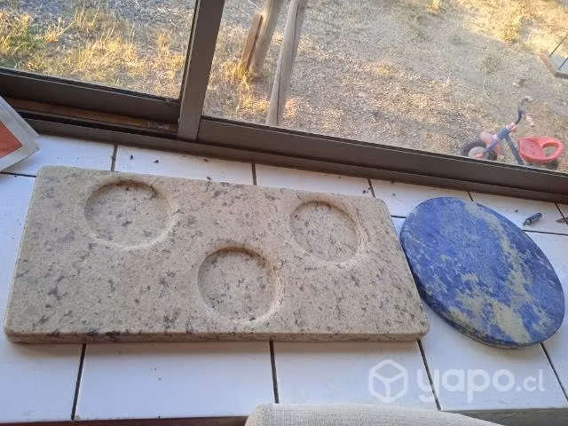 Piezas de mármol para adornos,