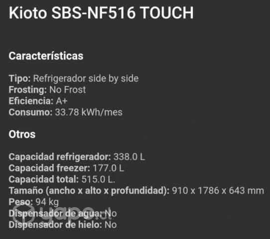 Kioto touch side by side - Imagen 4