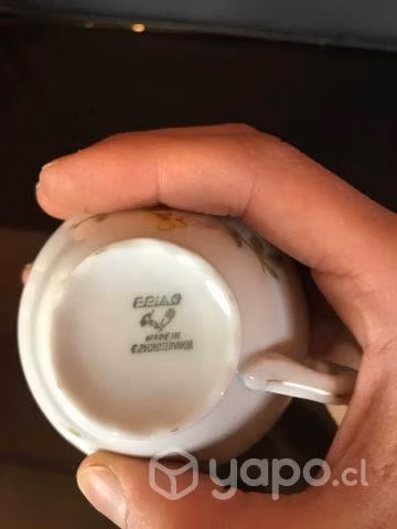 Juego te porcelana checa