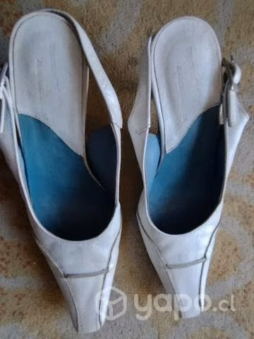 Calzado blanco cuero mujer n°37