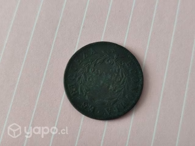 Moneda de medio centavo año 1853 - Imagen 3