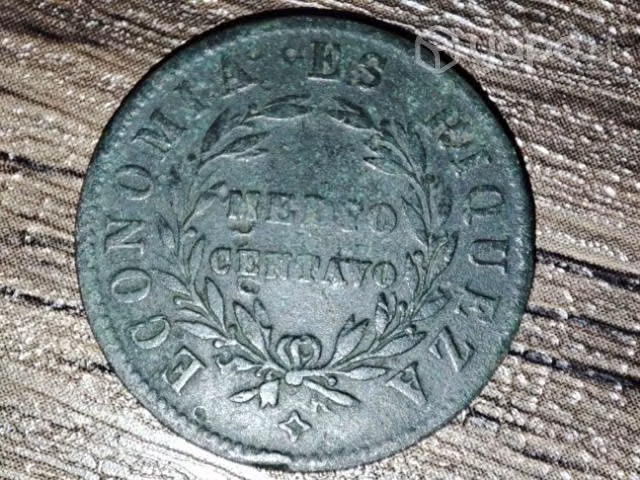 Moneda de medio centavo año 1853 - Imagen 2