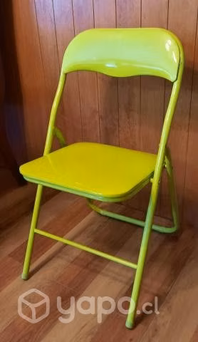 Silla plegable y Mesa