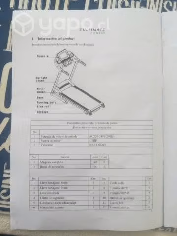 Trotadora ultimate fitness