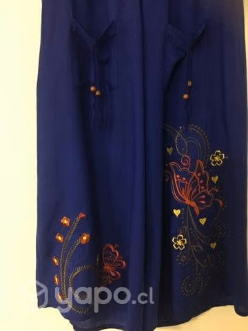 Pantalón Algodón Bordado Talla Xs Hasta El M - Imagen 3