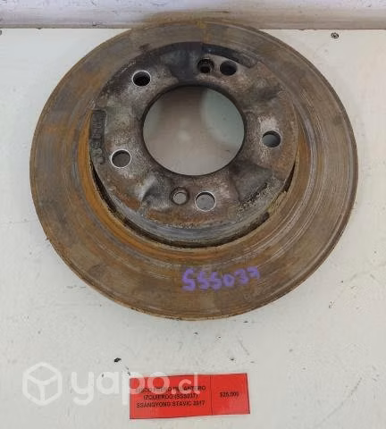 Disco Freno Delantero Izquierdo (SSS037) Ssangyong