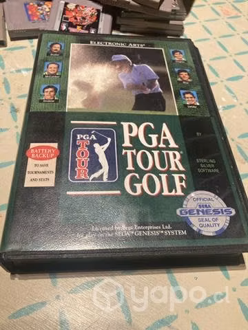 Juego Sega Genesis PGA Tour Golf