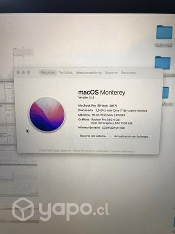 Macbook pro touch bar 15" - Imagen 4