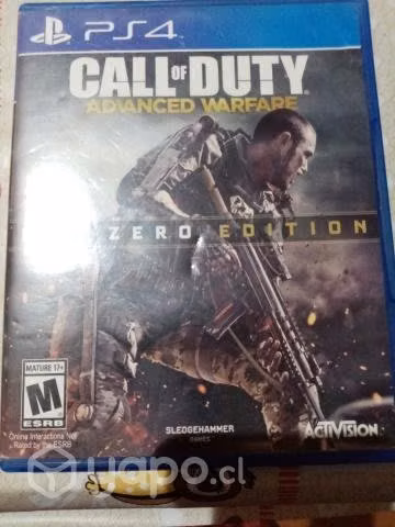 Juego ps4 call of duty advanced warface
