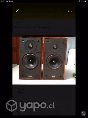 Parlantes ingleses EPOS ES11 modelo gran sonido