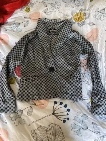 Chaqueta Bleiser de cuadros Talla M - Imagen 2