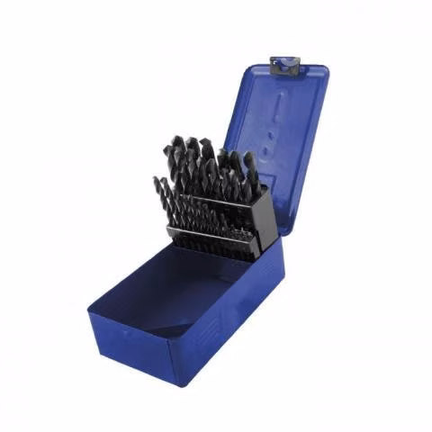 Jgo. brocas cil. 1.0 - 13.0 mm hss 25pcs