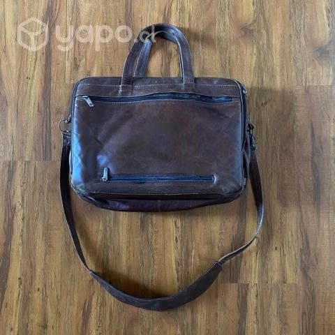 Bolso cuero antiguo vintage - Imagen 5