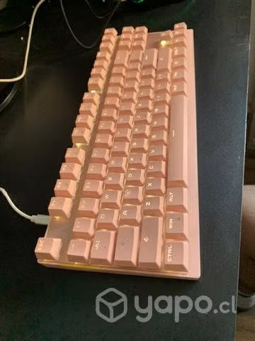 Teclado mecanico gamer rosa - Imagen 3