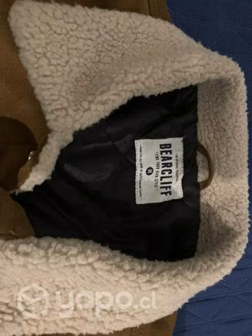 Chaqueta Bearcliff terciopelo y cuello de oveja