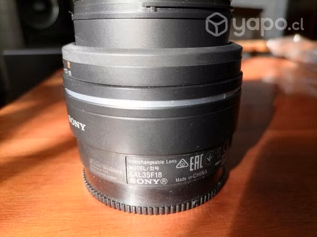 Lente SAL35F18 Casi nuevo 10/10