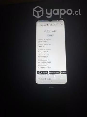 Celular sansung A 12 - Imagen 3