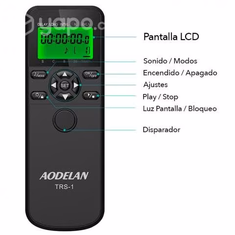 Temporizador Remoto Intervalometro LCD TRS-1 Sony