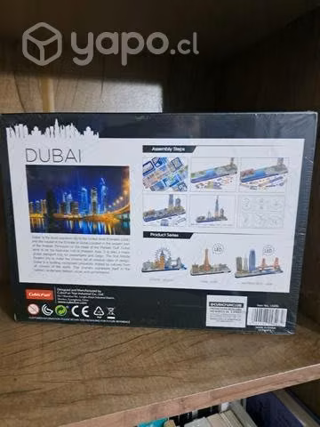 Puzzle 3D Dubai con luz LED Nuevo