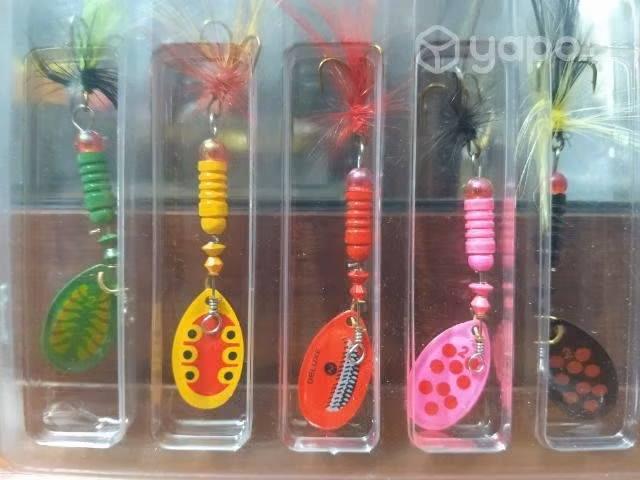 6 spinner pesca truchas número 2 set