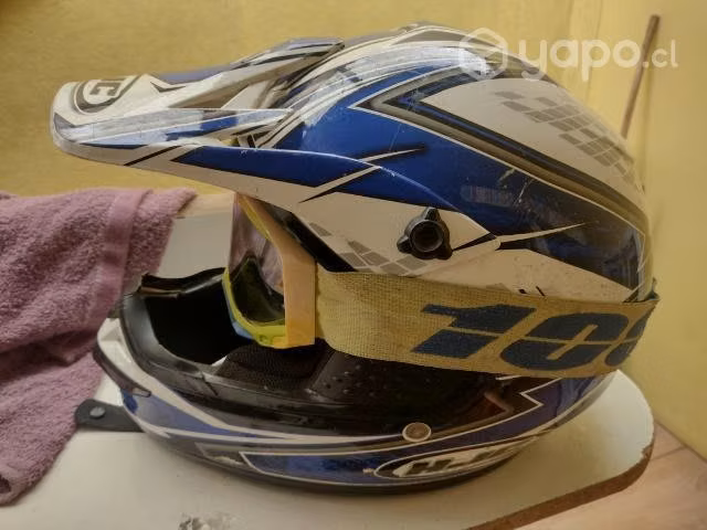 Casco moto profesional cros