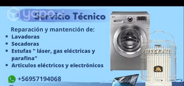 Reparación y mantención todo tipos de estufas